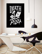 Death by Pizza by Tatak Waskitho on GIANT ART - black typography