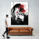 Hell Girl by Doriana Popa on GIANT ART - black mixed media