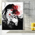 Hell Girl by Doriana Popa on GIANT ART - black mixed media