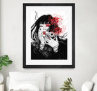 Hell Girl by Doriana Popa on GIANT ART - black mixed media