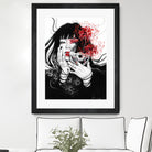 Hell Girl by Doriana Popa on GIANT ART - black mixed media