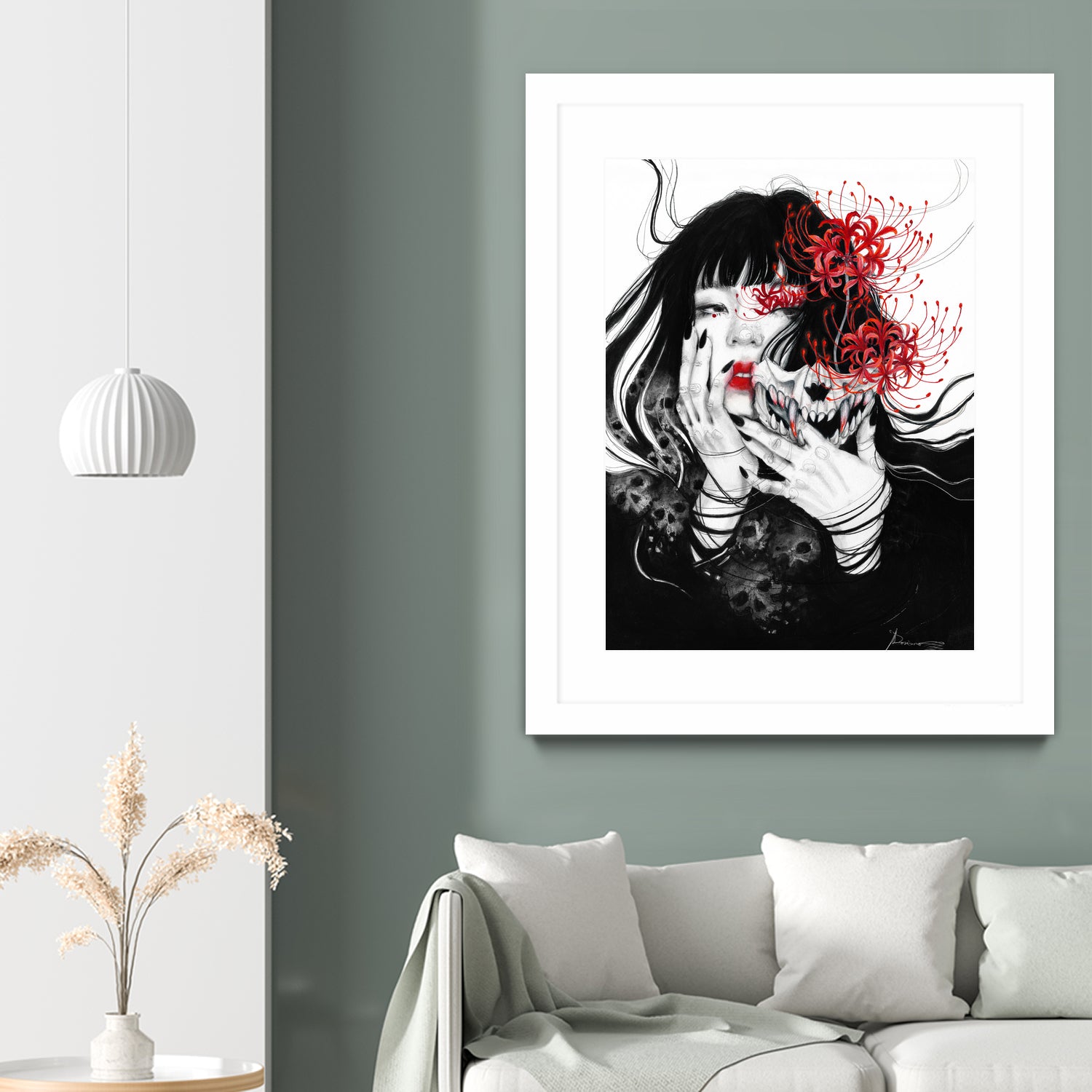 Hell Girl by Doriana Popa on GIANT ART - black mixed media