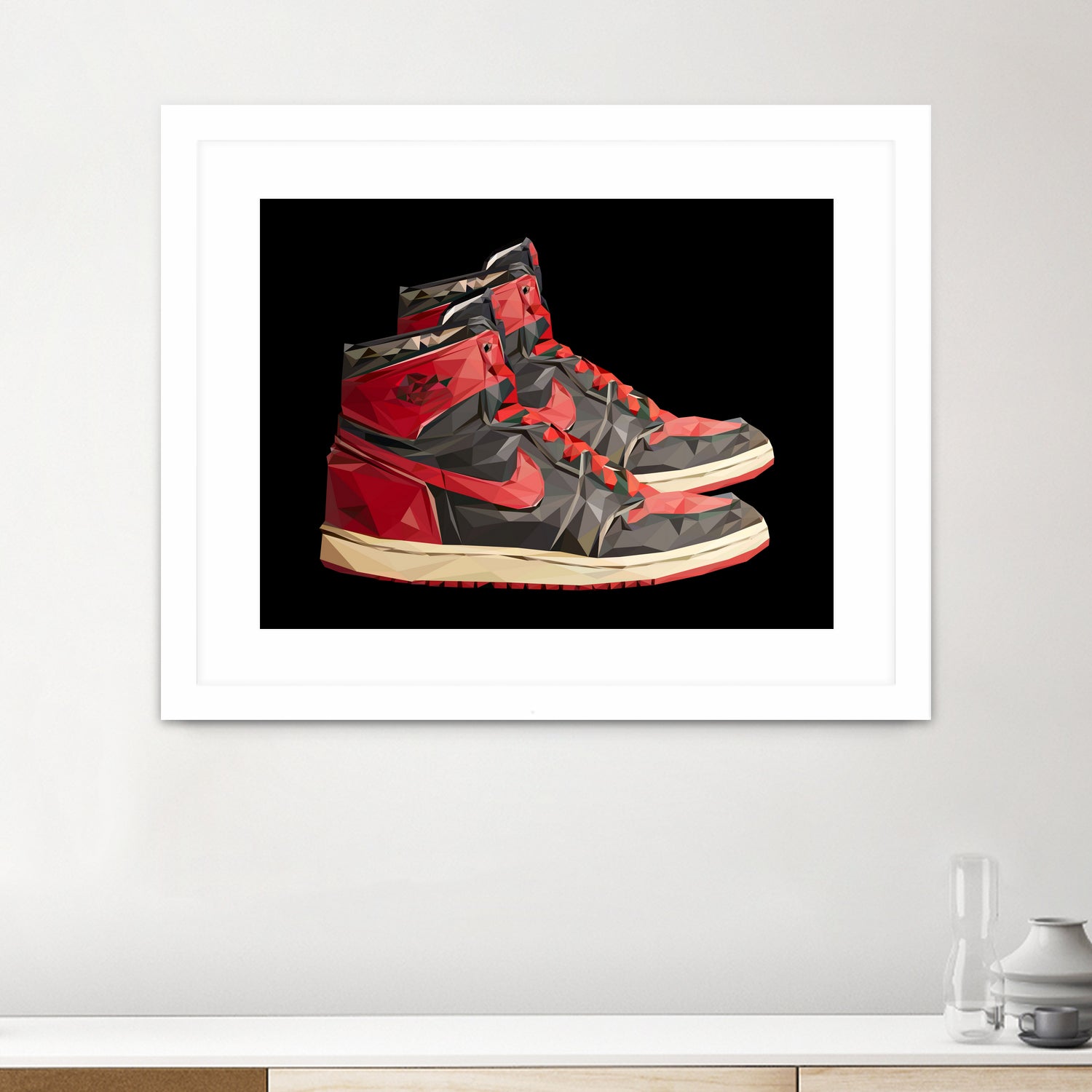 air jordan 1 retro by M Maisur Amin on GIANT ART - red character design