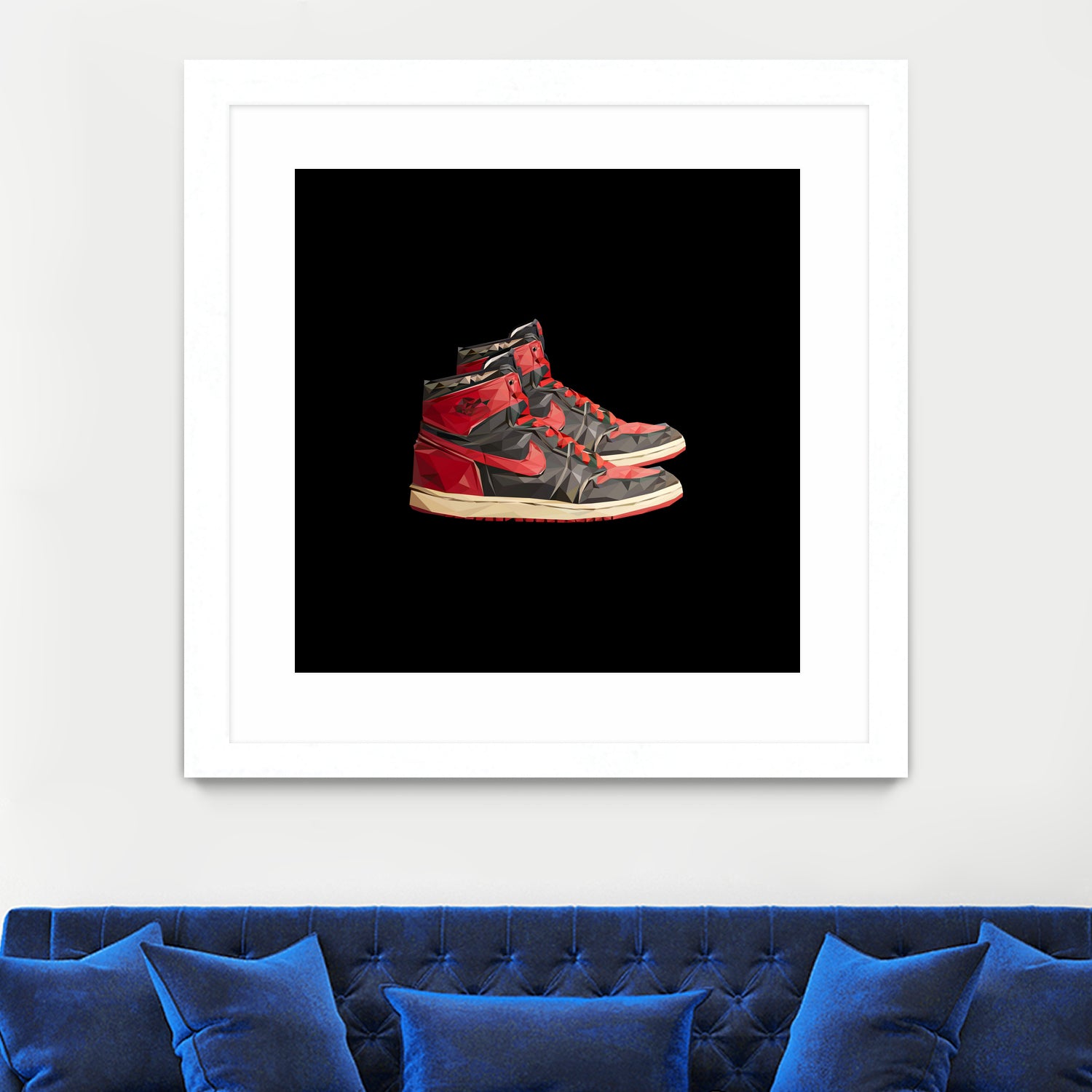 Sneaker hype beast air jordan 1 retro by M Maisur Amin on GIANT ART - black vector illustration