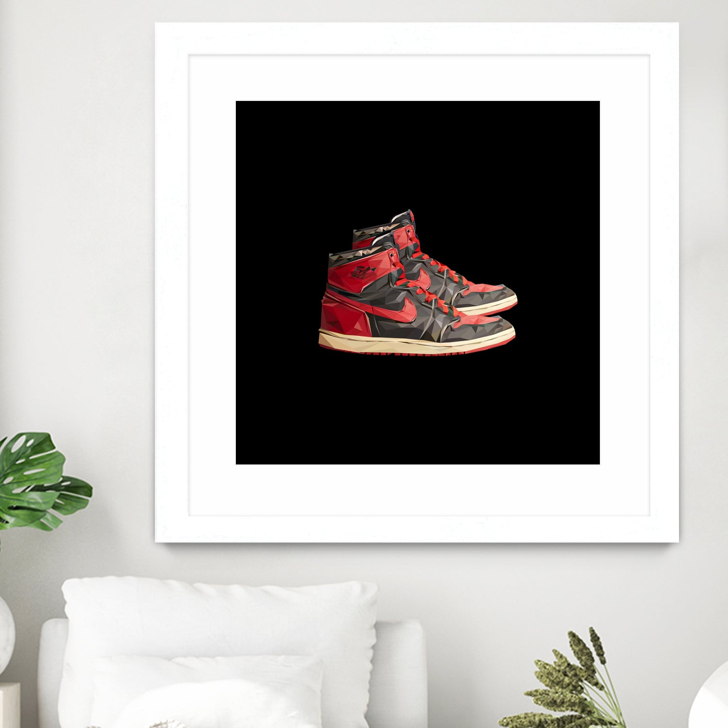 Sneaker hype beast air jordan 1 retro by M Maisur Amin on GIANT ART - black vector illustration