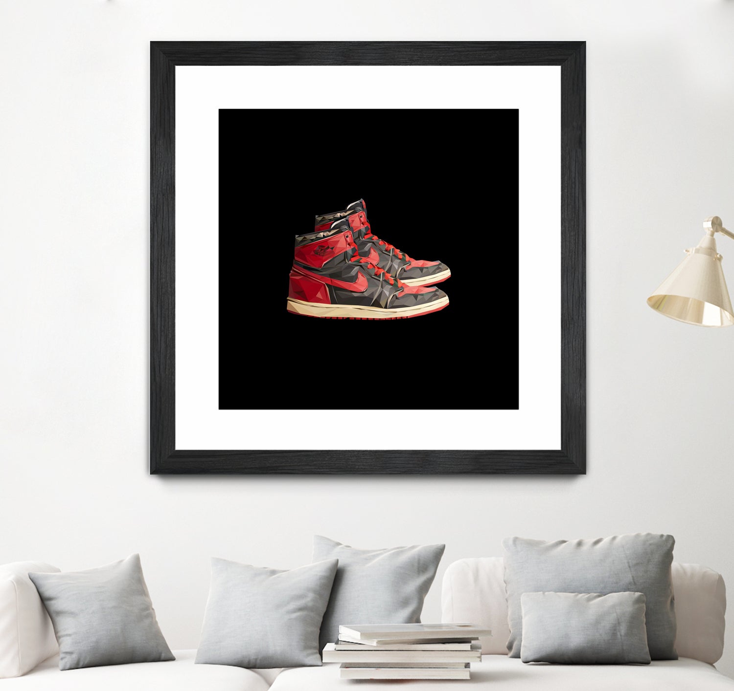 Sneaker hype beast air jordan 1 retro by M Maisur Amin on GIANT ART - black vector illustration