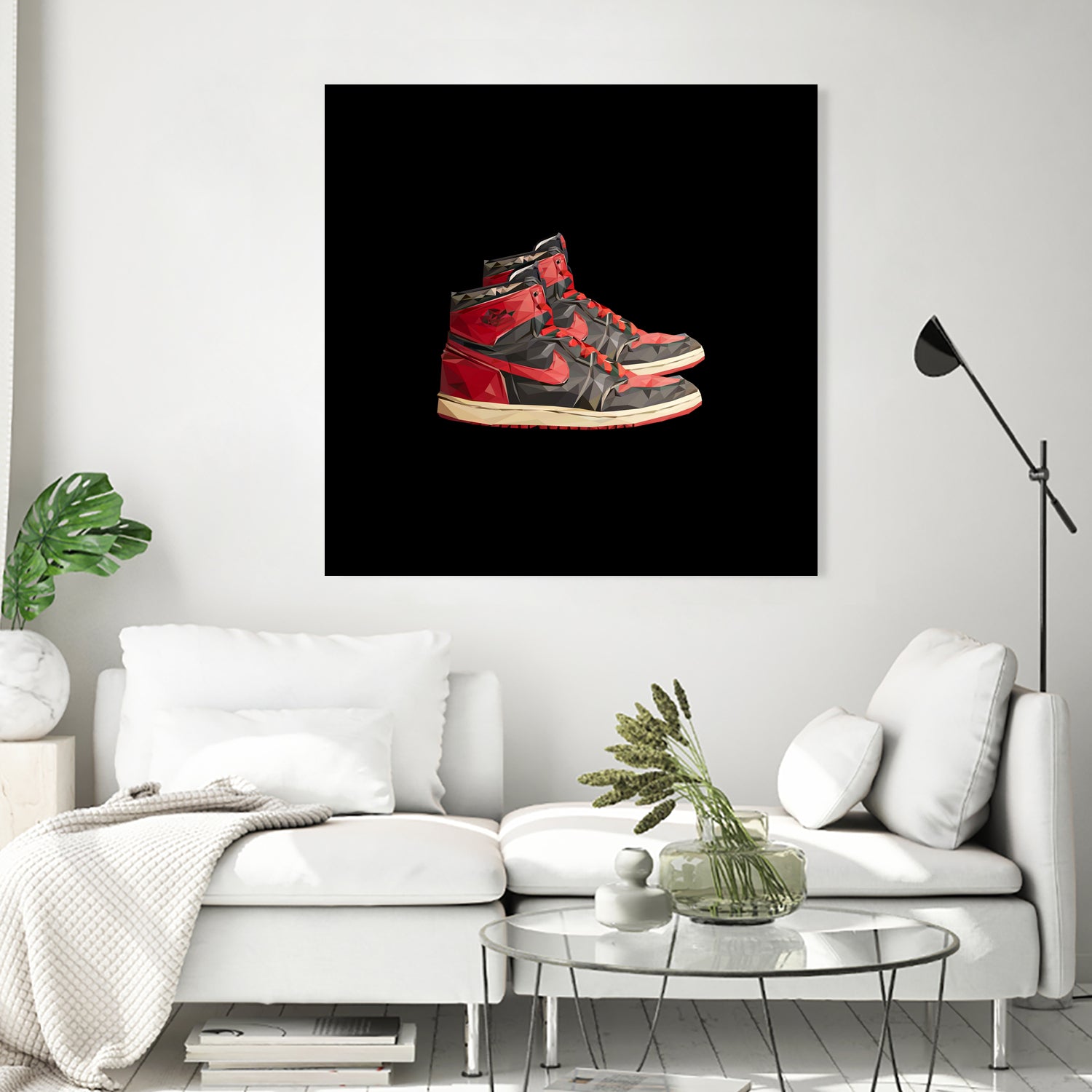 Sneaker hype beast air jordan 1 retro by M Maisur Amin on GIANT ART - black vector illustration