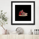 Sneaker hype beast air jordan 1 retro by M Maisur Amin on GIANT ART - black vector illustration