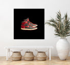 Sneaker hype beast air jordan 1 retro by M Maisur Amin on GIANT ART - black vector illustration