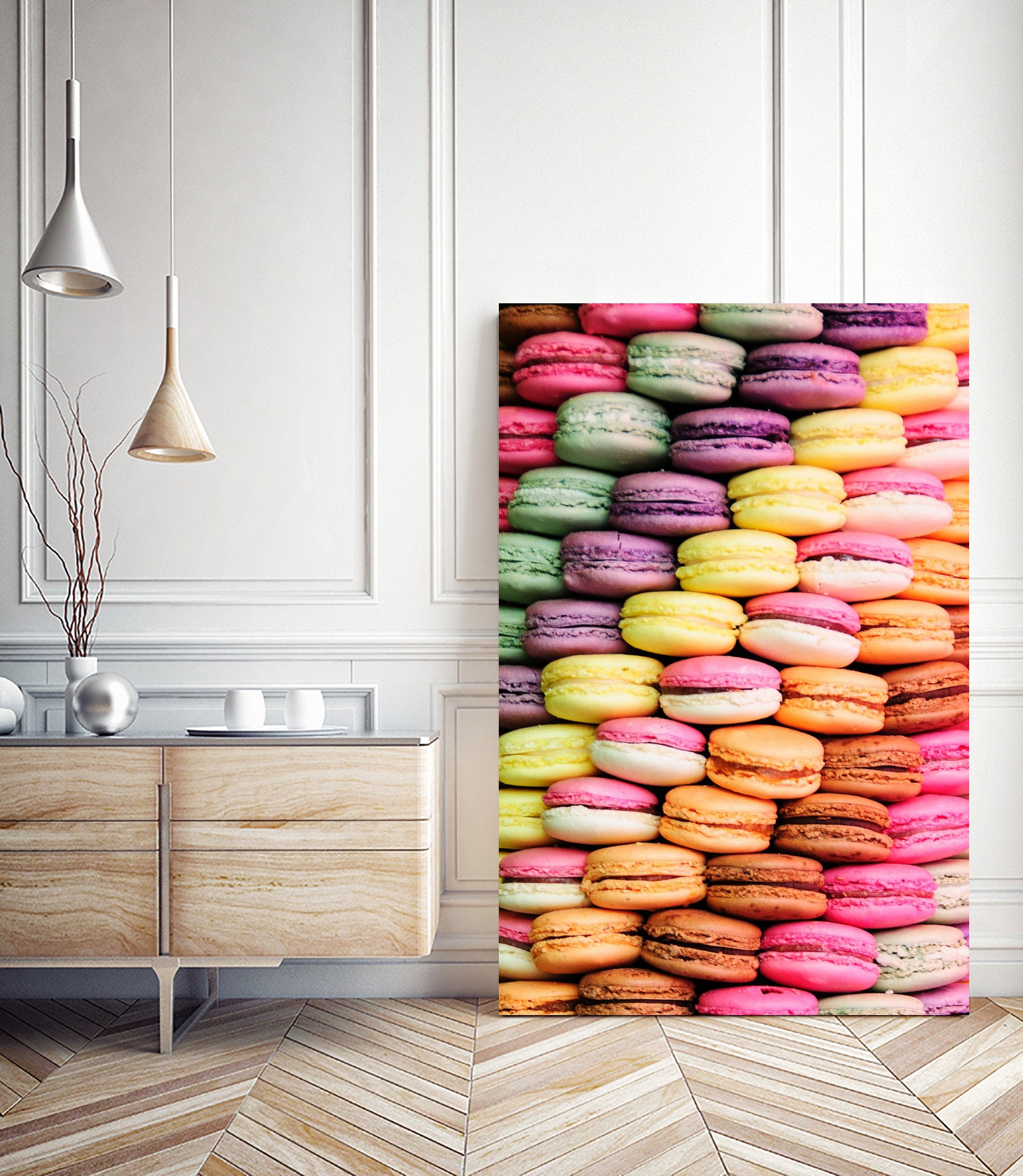 Maccaroons by SANDRINE BAHURLET on GIANT ART - orange photo illustration