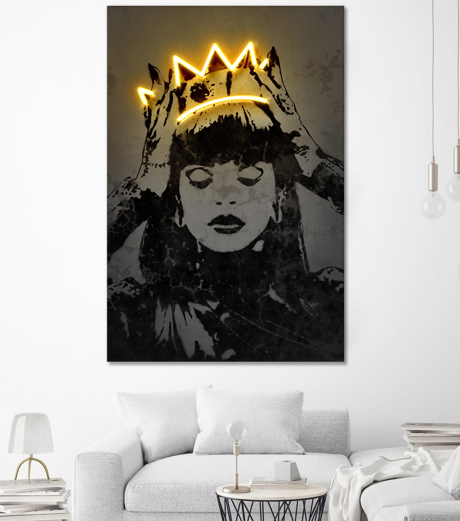 Rihanna by Octavian Mihai Mielu on GIANT ART - yellow digital drawing