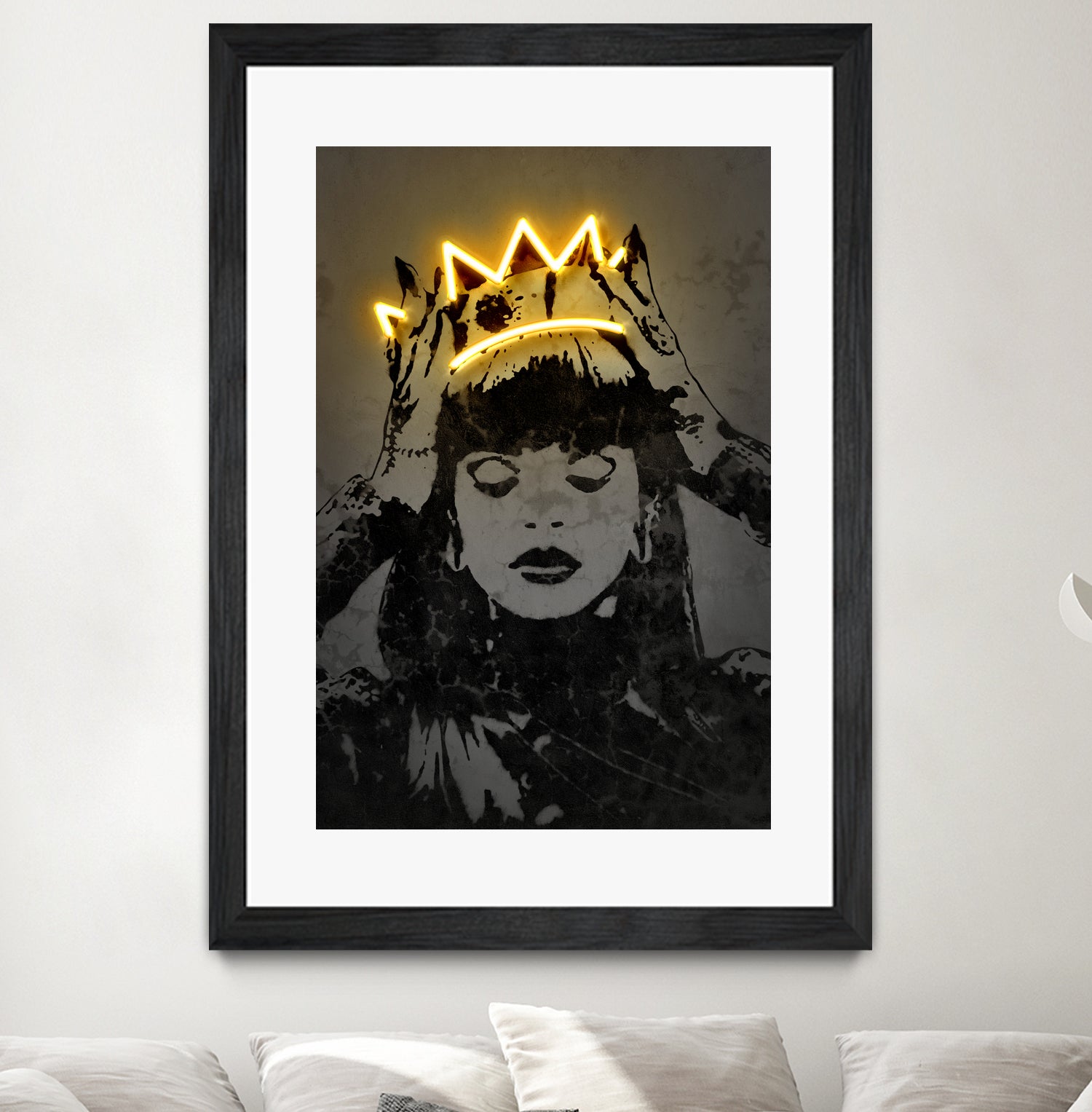 Rihanna by Octavian Mihai Mielu on GIANT ART - yellow digital drawing