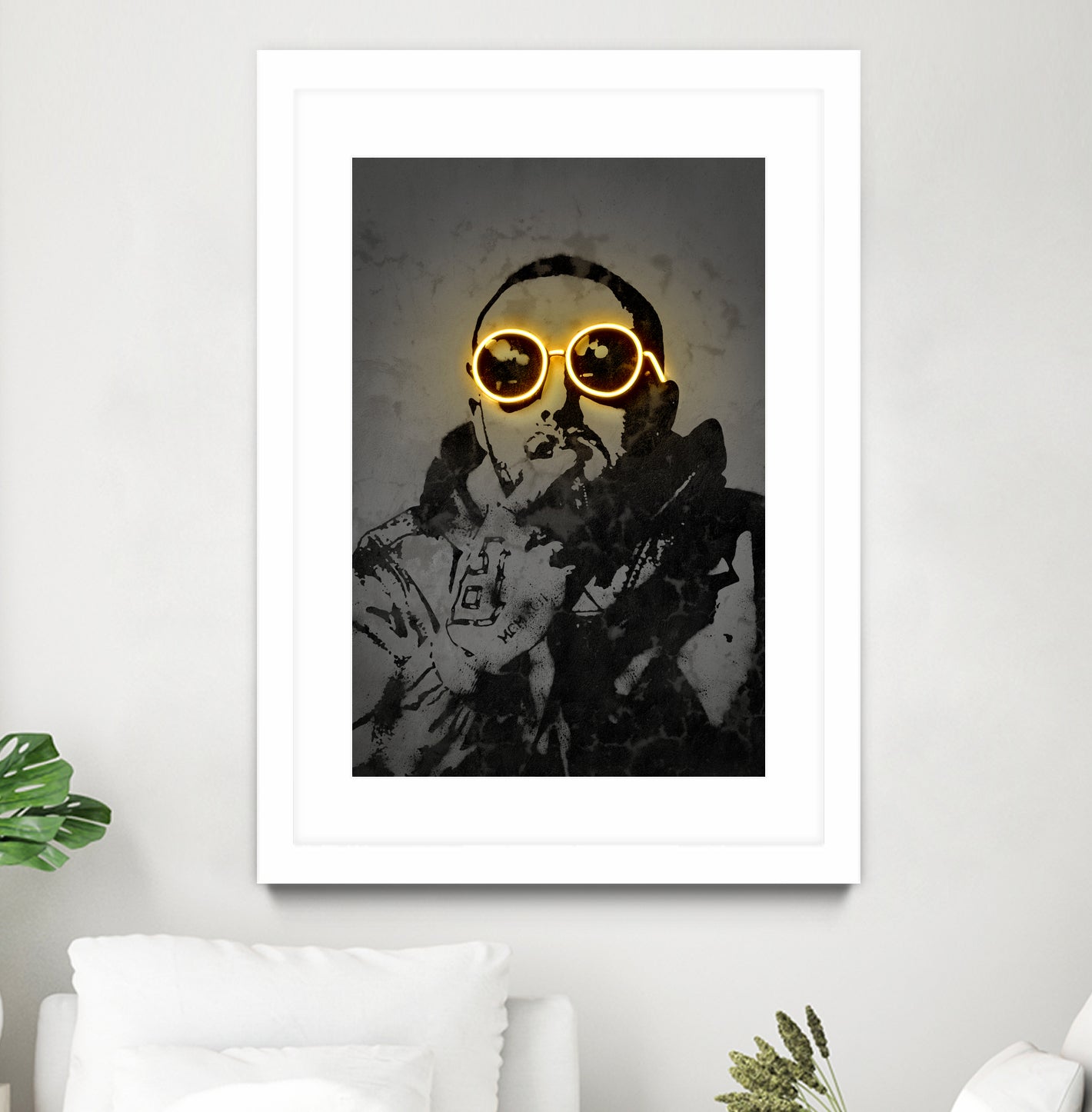 Mac Miller by Octavian Mihai Mielu on GIANT ART - yellow digital drawing