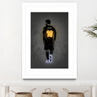 Messi by Octavian Mihai Mielu on GIANT ART - yellow digital drawing