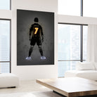 Ronaldo by Octavian Mihai Mielu on GIANT ART - yellow digital drawing