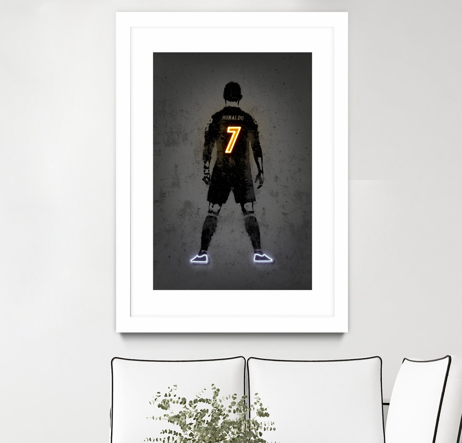 Ronaldo by Octavian Mihai Mielu on GIANT ART - yellow digital drawing