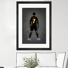 Ronaldo by Octavian Mihai Mielu on GIANT ART - yellow digital drawing