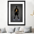 Ronaldo by Octavian Mihai Mielu on GIANT ART - yellow digital drawing