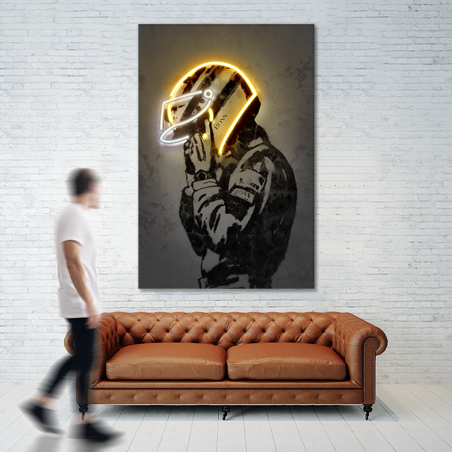 Senna by Octavian Mihai Mielu on GIANT ART - yellow digital drawing