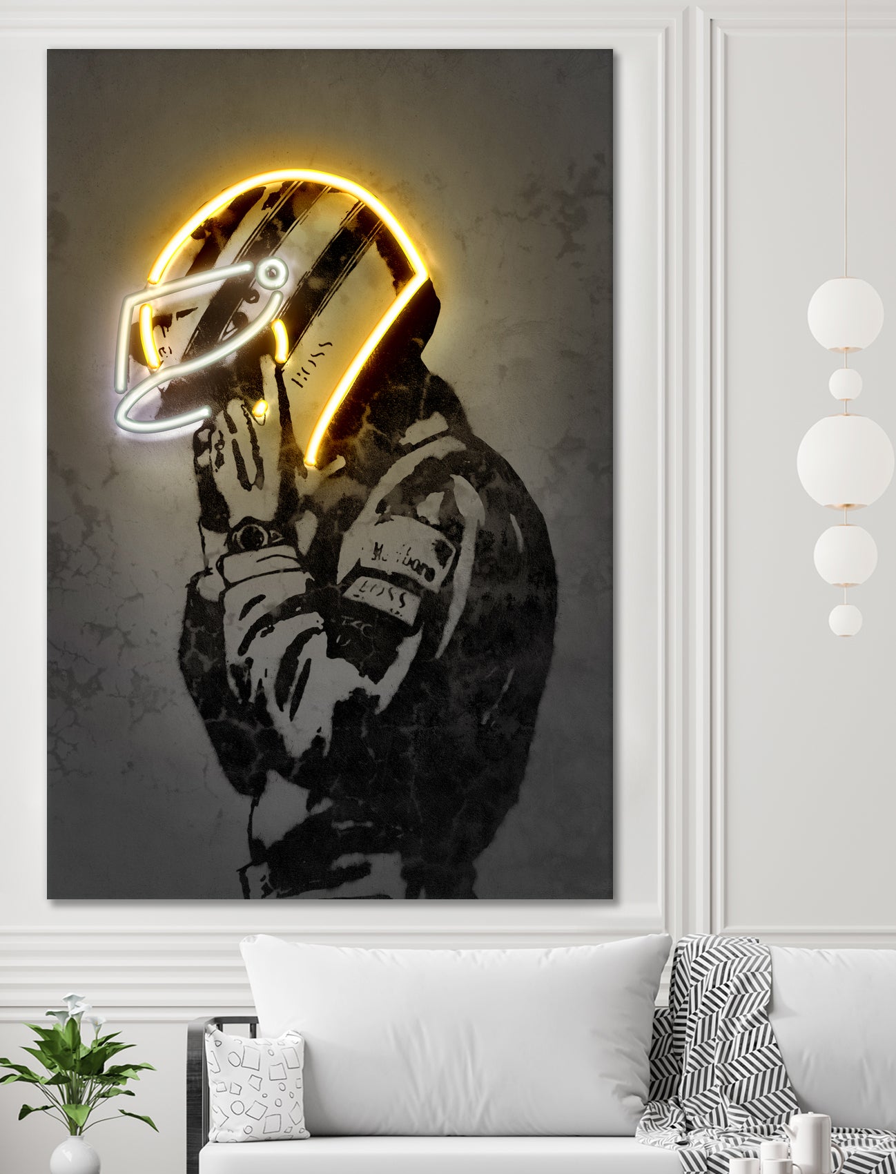 Senna by Octavian Mihai Mielu on GIANT ART - yellow digital drawing