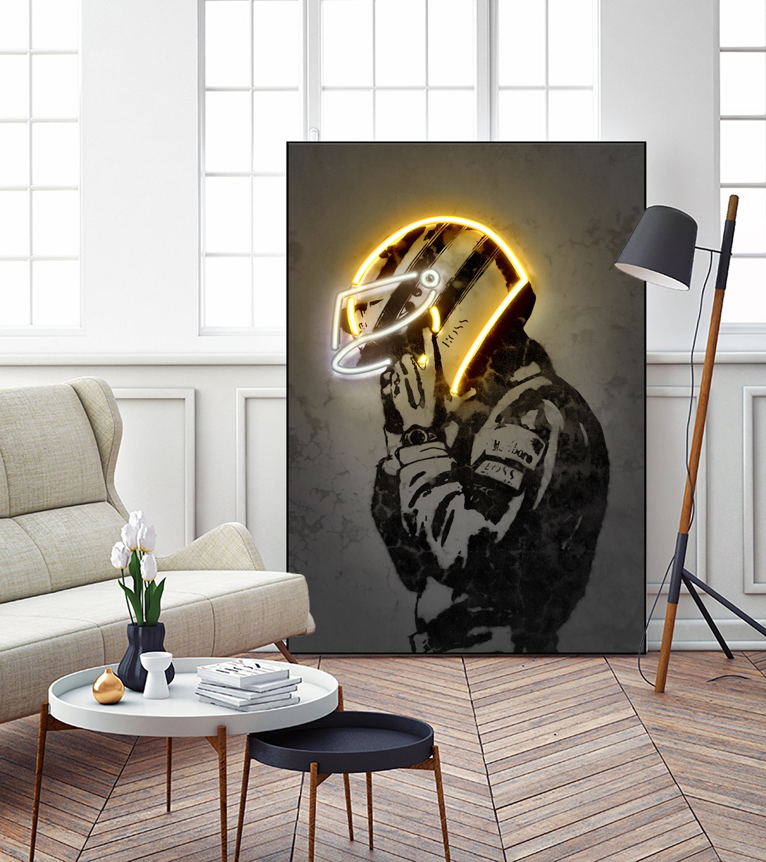 Senna by Octavian Mihai Mielu on GIANT ART - yellow digital drawing