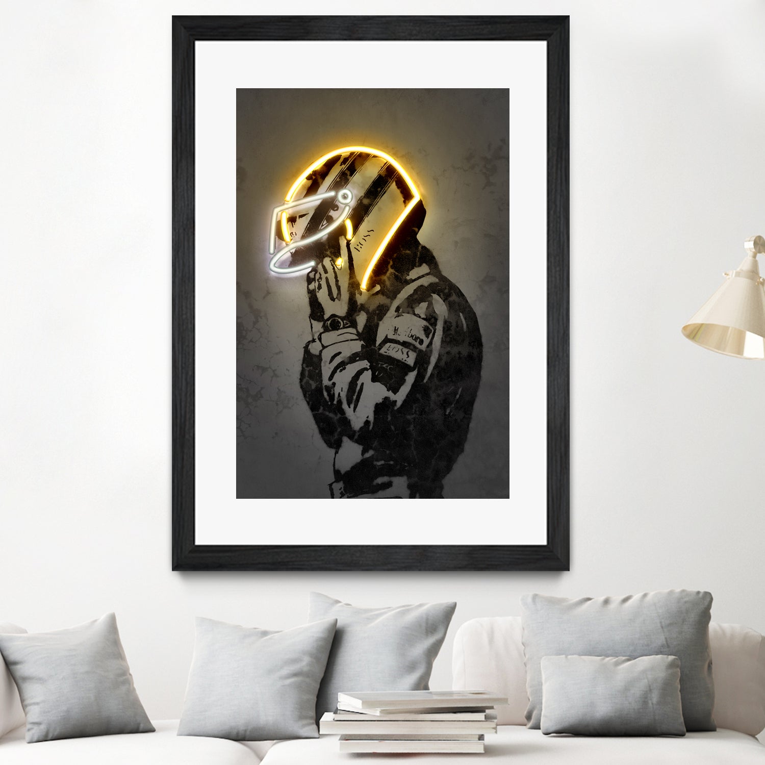 Senna by Octavian Mihai Mielu on GIANT ART - yellow digital drawing