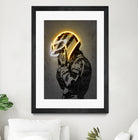 Senna by Octavian Mihai Mielu on GIANT ART - yellow digital drawing