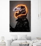 Verstappen by Octavian Mihai Mielu on GIANT ART - orange digital drawing