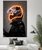 Verstappen by Octavian Mihai Mielu on GIANT ART - orange digital drawing