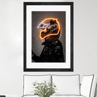 Verstappen by Octavian Mihai Mielu on GIANT ART - orange digital drawing