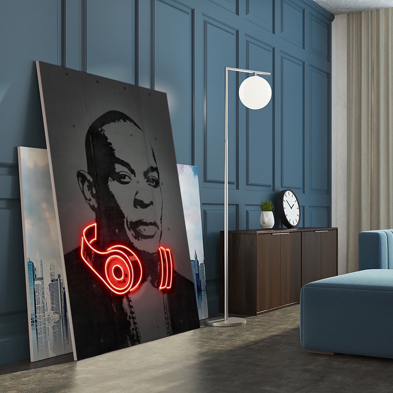 Dr Dre by Octavian Mihai Mielu on GIANT ART - red digital drawing