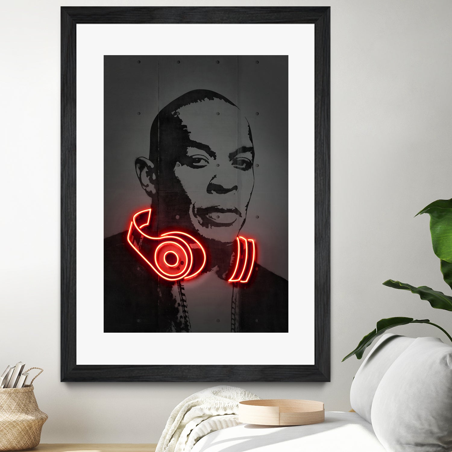 Dr Dre by Octavian Mihai Mielu on GIANT ART - red digital drawing