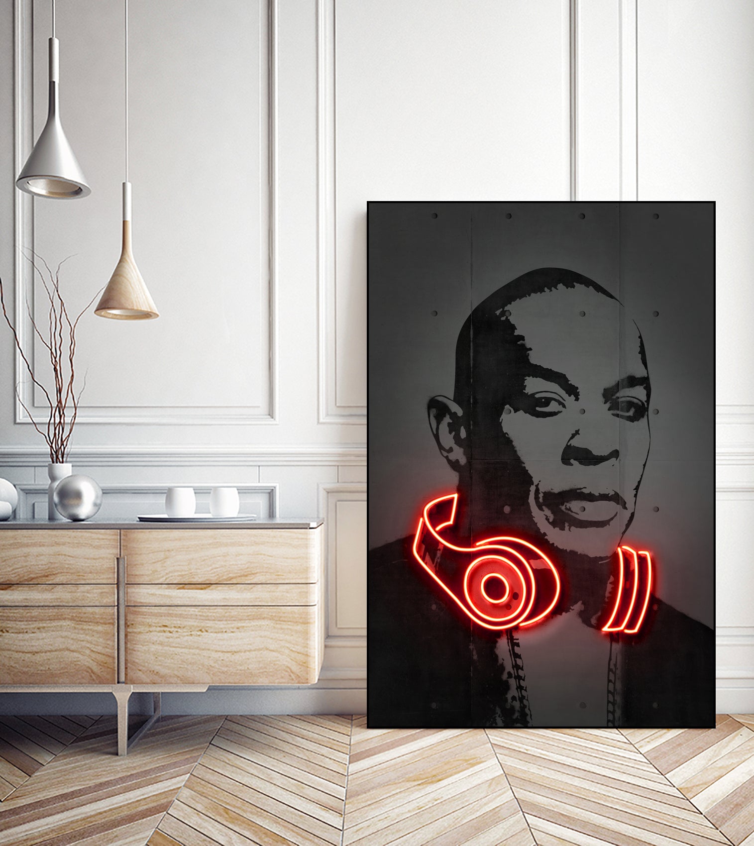 Dr Dre by Octavian Mihai Mielu on GIANT ART - red digital drawing