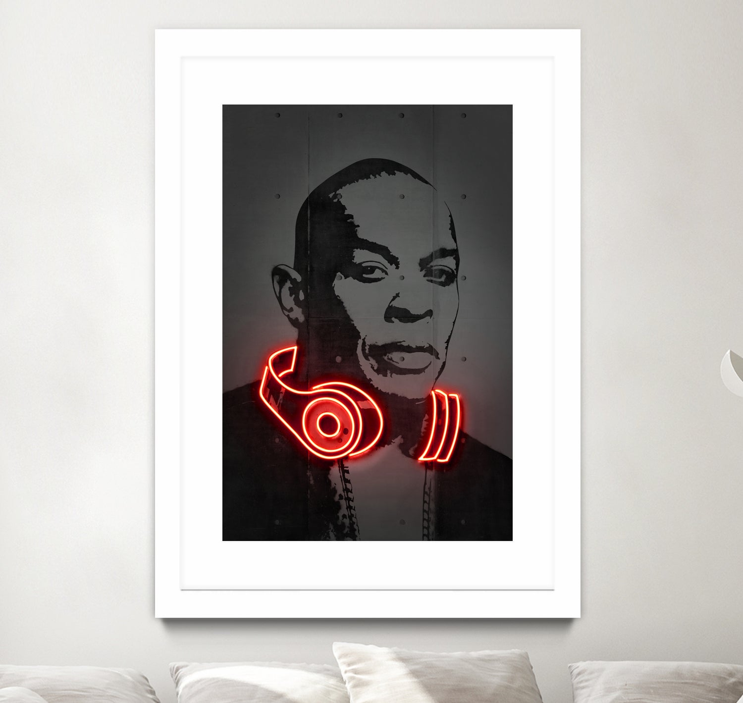 Dr Dre by Octavian Mihai Mielu on GIANT ART - red digital drawing