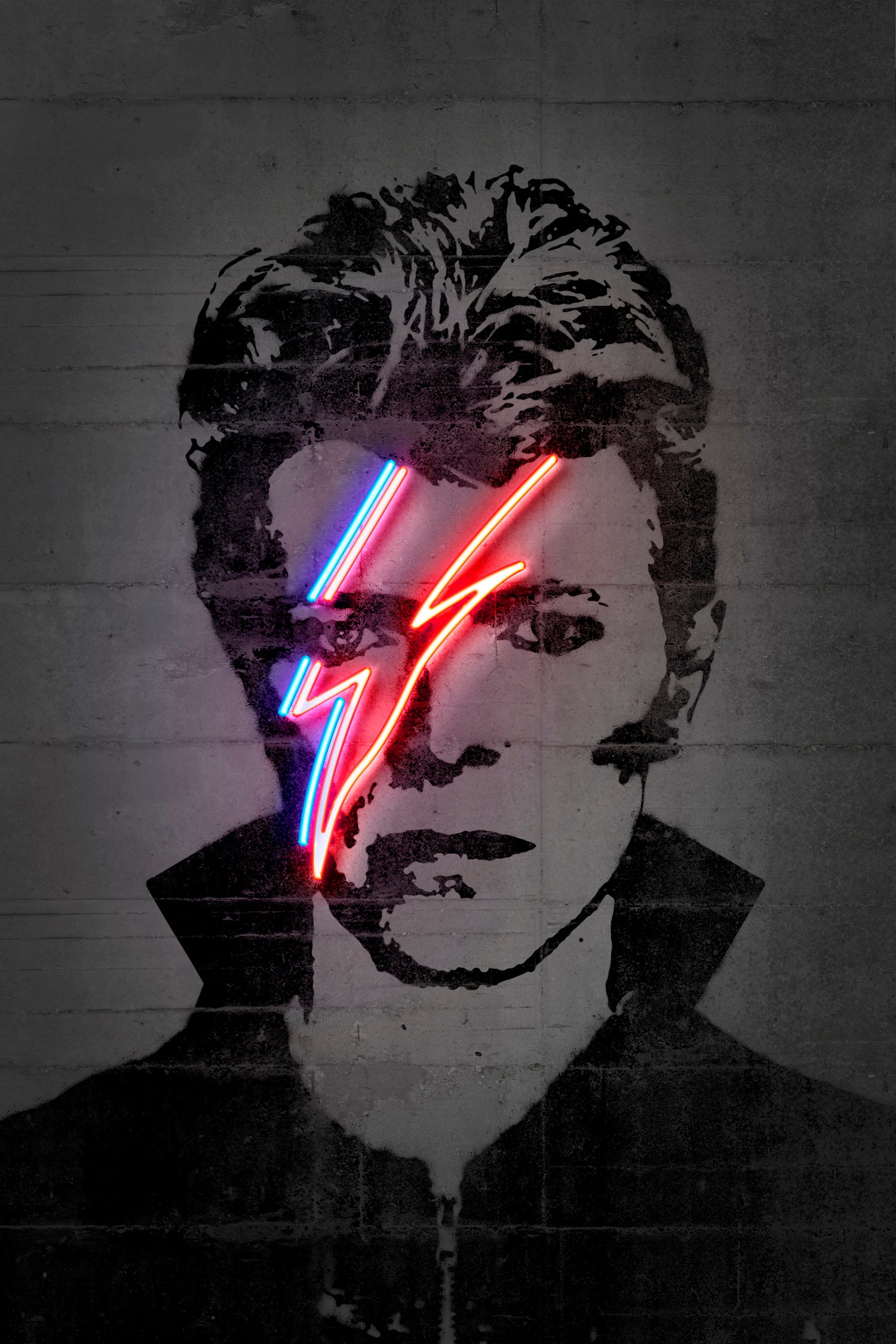 Bowie by Octavian Mihai Mielu on GIANT ART - red digital drawing