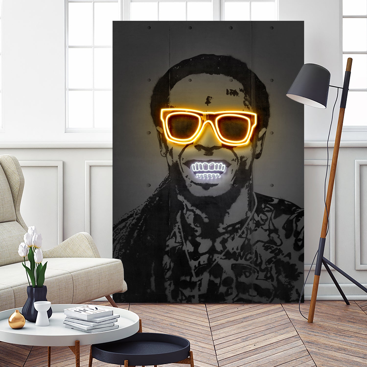 Lil Wayne by Octavian Mihai Mielu on GIANT ART - yellow digital drawing