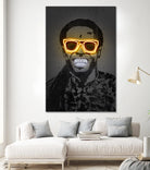 Lil Wayne by Octavian Mihai Mielu on GIANT ART - yellow digital drawing