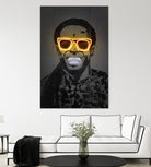 Lil Wayne by Octavian Mihai Mielu on GIANT ART - yellow digital drawing