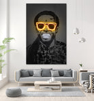 Lil Wayne by Octavian Mihai Mielu on GIANT ART - yellow digital drawing