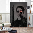 The Terminator by Octavian Mihai Mielu on GIANT ART - black digital drawing