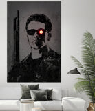 The Terminator by Octavian Mihai Mielu on GIANT ART - black digital drawing