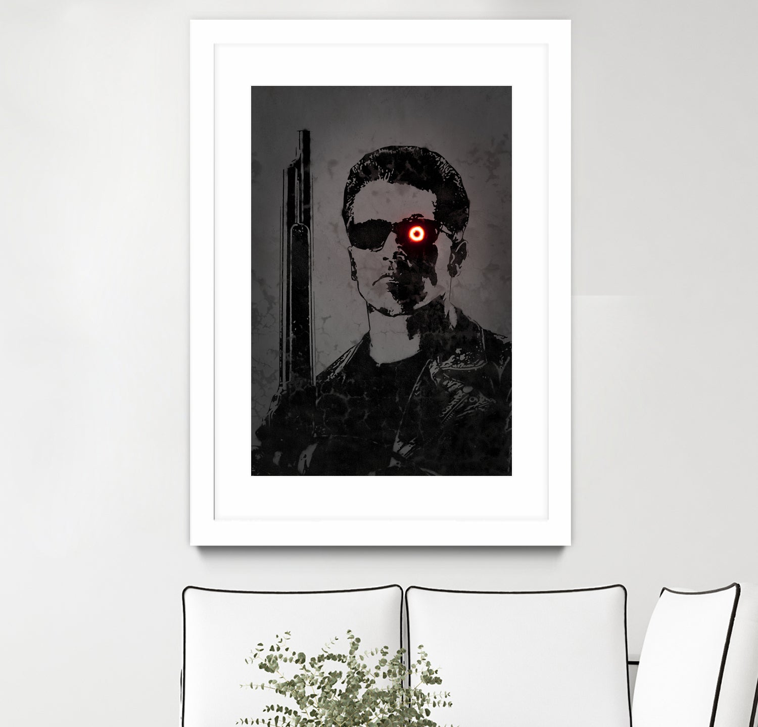 The Terminator by Octavian Mihai Mielu on GIANT ART - black digital drawing