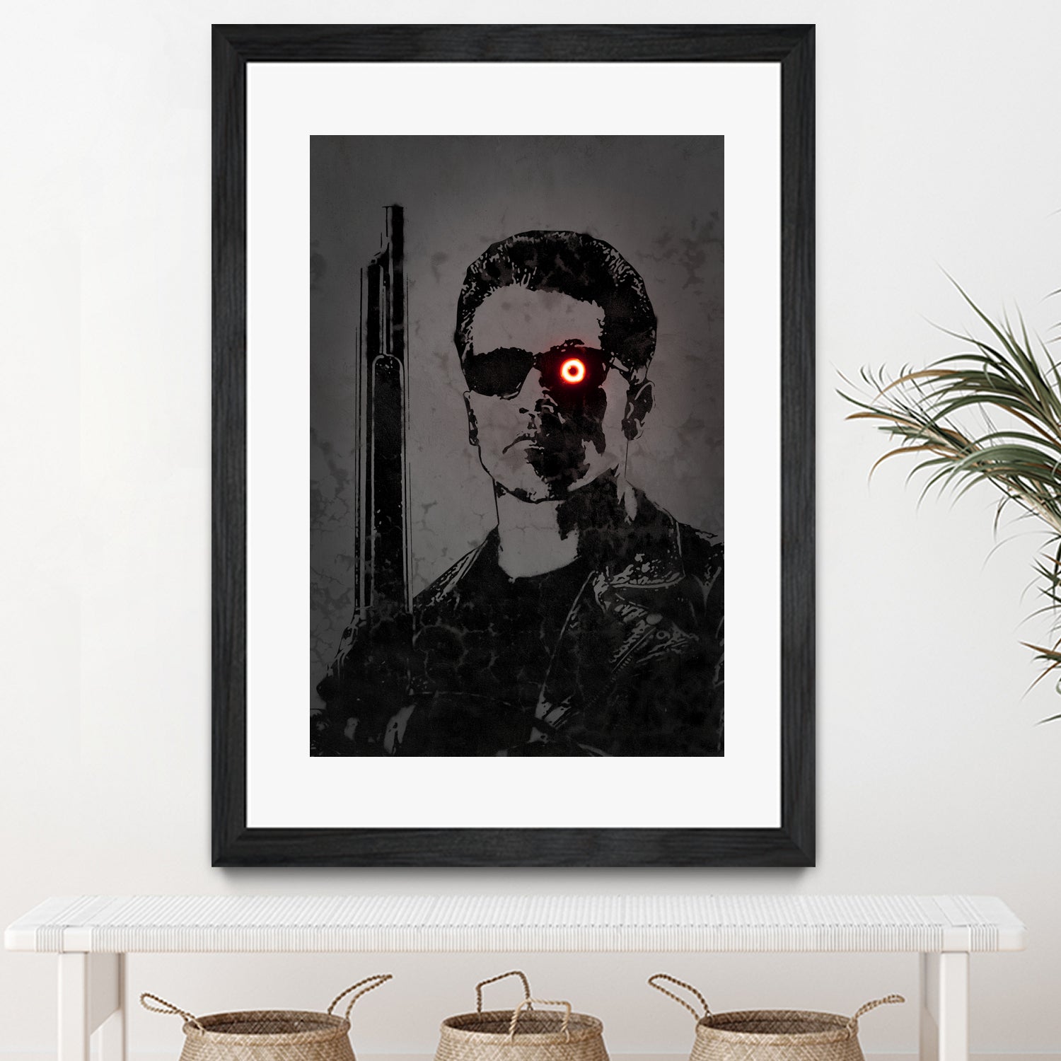 The Terminator by Octavian Mihai Mielu on GIANT ART - black digital drawing