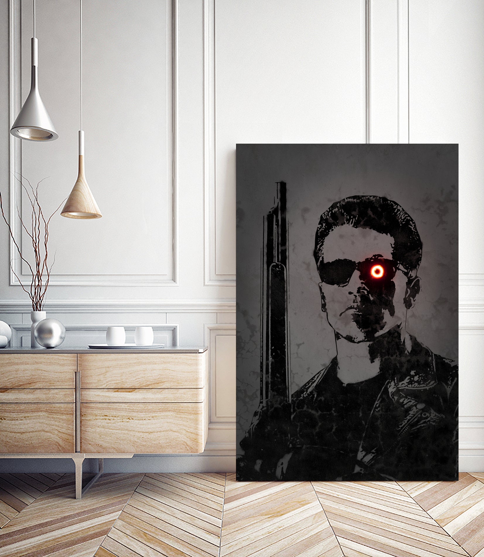 The Terminator by Octavian Mihai Mielu on GIANT ART - black digital drawing