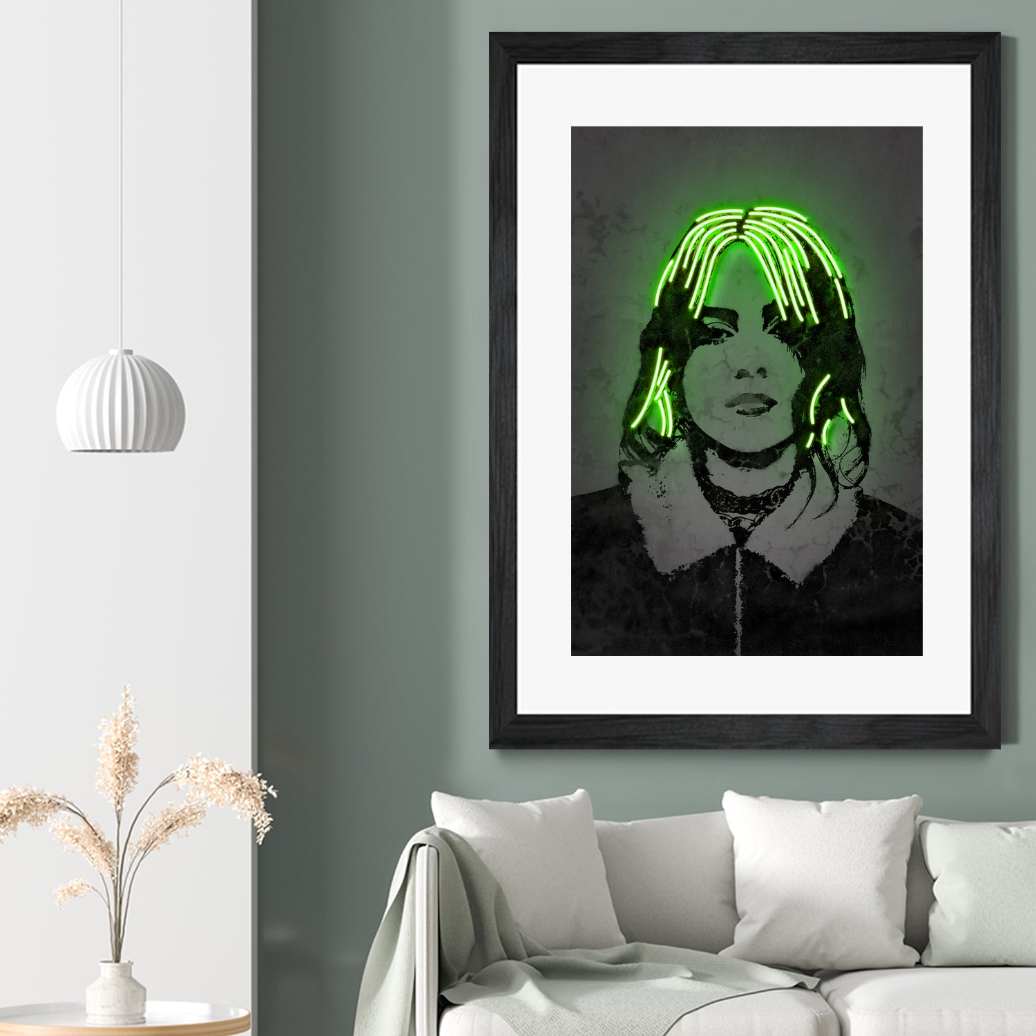 Billi by Octavian Mihai Mielu on GIANT ART - green digital drawing