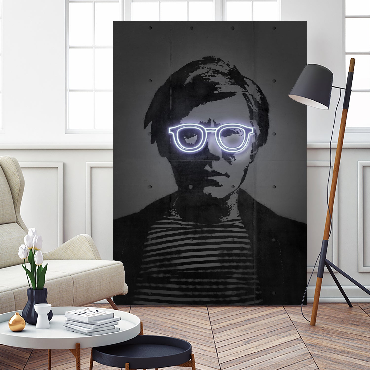 Warhol by Octavian Mihai Mielu on GIANT ART - white digital drawing