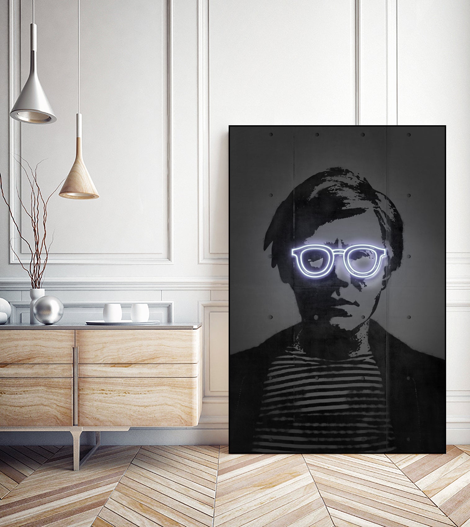 Warhol by Octavian Mihai Mielu on GIANT ART - white digital drawing