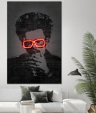 The Weeknd by Octavian Mihai Mielu on GIANT ART - red digital drawing