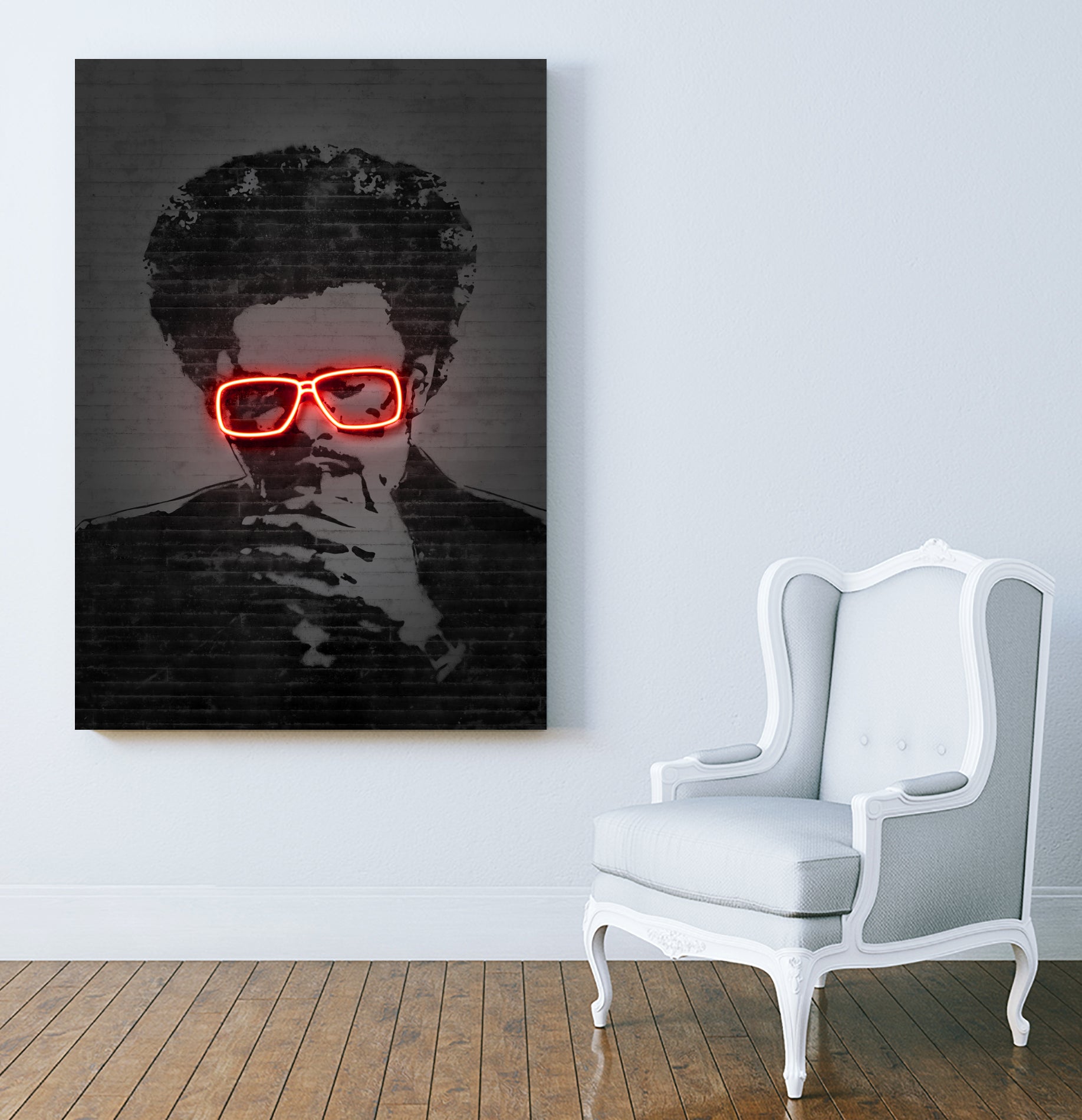 The Weeknd by Octavian Mihai Mielu on GIANT ART - red digital drawing