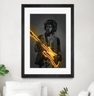 Jimi by Octavian Mihai Mielu on GIANT ART - yellow digital drawing